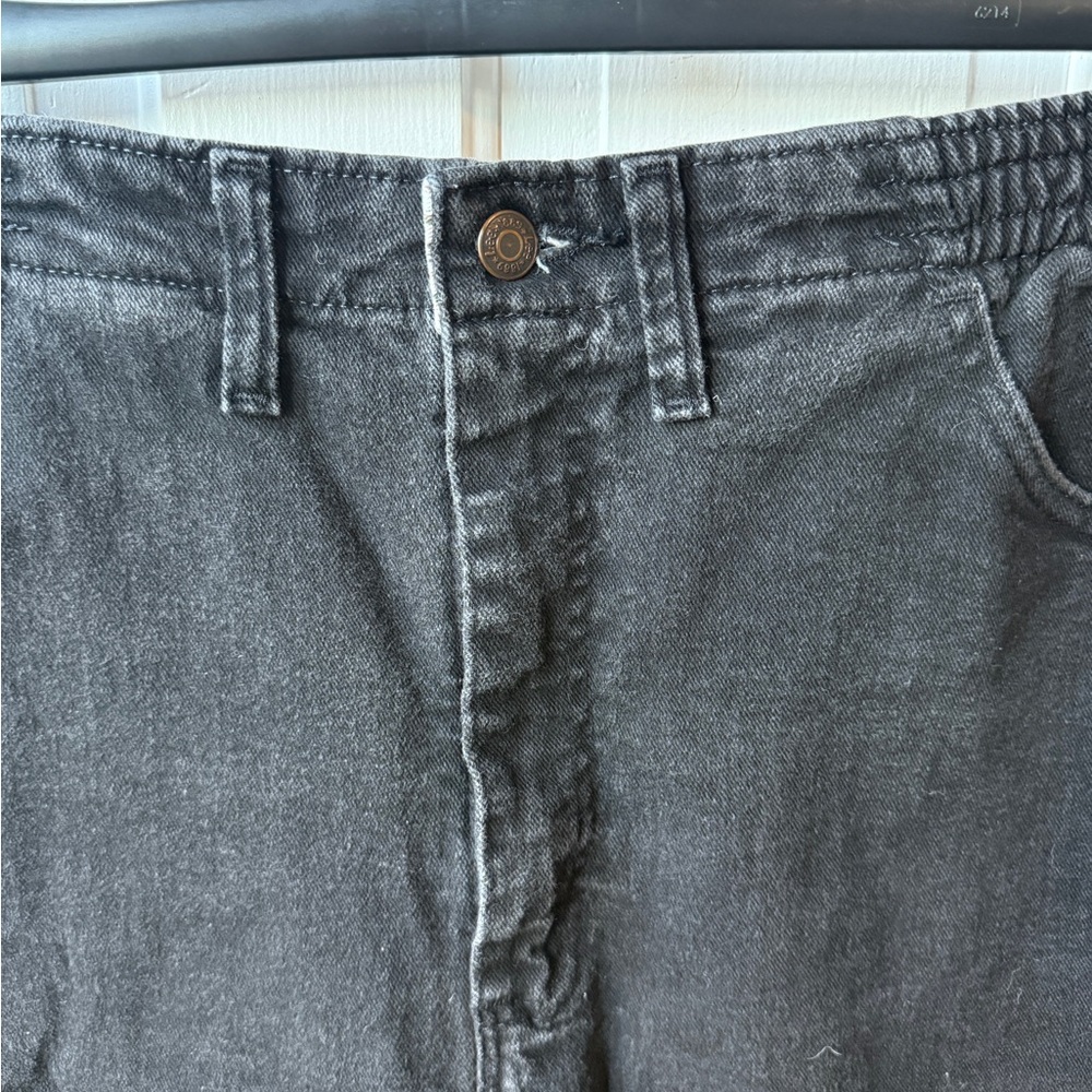 Vintage Women’s Lee Charcoal Denim Pants, Mid Rise, size 16 medium - Picture 3 of 10